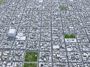 San Miguel de Tucuman city Argentina 30km 3D Model