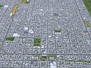 San Miguel de Tucuman city Argentina 30km Modèle 3D