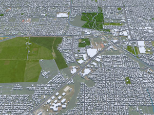 San Miguel de Tucuman city Argentina 30km Modèle 3D