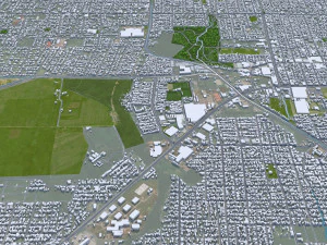 San Miguel de Tucuman city Argentina 30km 3D Model