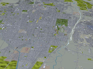 San Miguel de Tucuman city Argentina 30km Modèle 3D