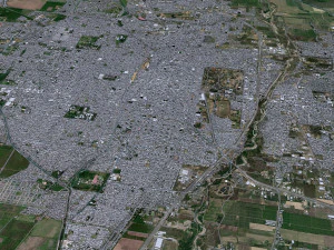 San Miguel de Tucuman city Argentina 30km 3D Model