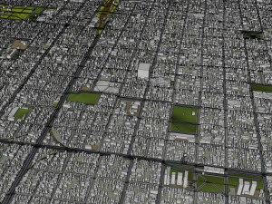 San Miguel de Tucuman city Argentina 30km 3D Model