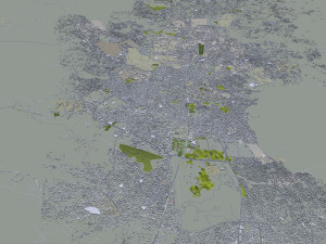 Sanaa city Yemen 30km 3D मॉडल