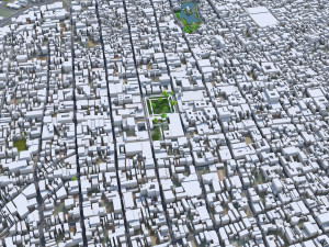 Santa Cruz de la Sierra city Bolivia 50km 3D मॉडल