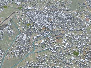 Sekondi city Takoradi Ghana 20km 3D Model