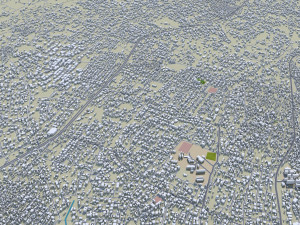 Sekondi city Takoradi Ghana 20km 3D Model