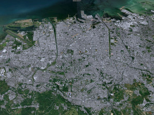 Semarang city Indonesia 30km 3D Model