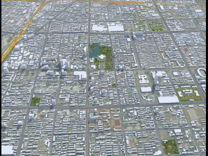 Shijiazhuang city Hebei China 70km 3D 模型