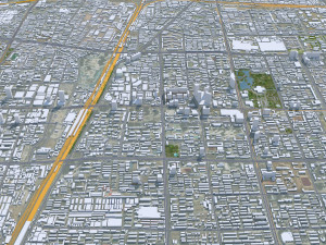 Shijiazhuang city Hebei China 70km 3D 模型