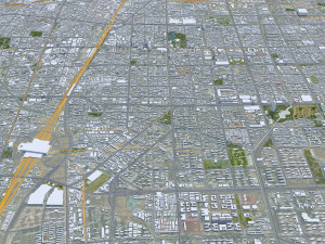 Shijiazhuang city Hebei China 70km 3D 模型