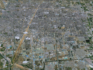 Shijiazhuang city Hebei China 70km 3D 模型