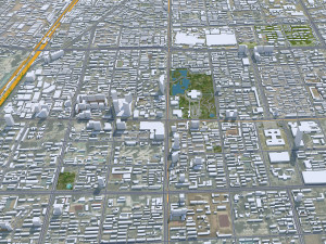 Shijiazhuang city Hebei China 70km 3D 模型