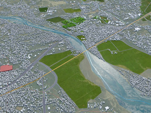 Siliguri city West Bengal India 15km 3D मॉडल