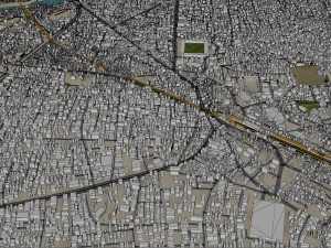 Siliguri city West Bengal India 15km 3D मॉडल
