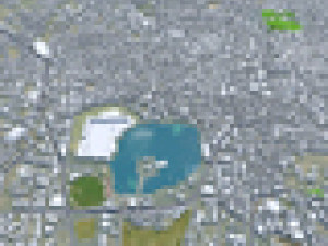 Solapur city Maharashtra India 20km Modelo 3D