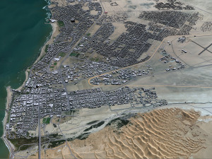 Swakopmund city Namibia 10km 3Dモデル