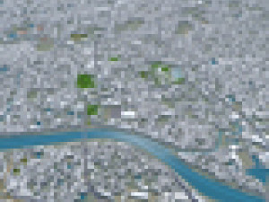 Sylhet city Bangladesh 25km Modèle 3D