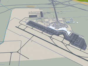 Taiyuan city Shanxi China 70km 3D 模型