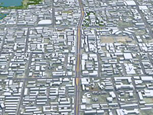 Taiyuan city Shanxi China 70km 3D 模型