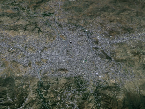 Taiz city Yemen 25km 3Dモデル