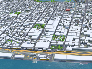 Tampico city Tamaulipas Mexico 20km Model 3D