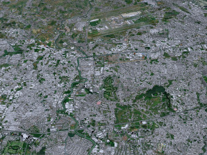 Tangerang city Banten Indonesia 25km 3D Model