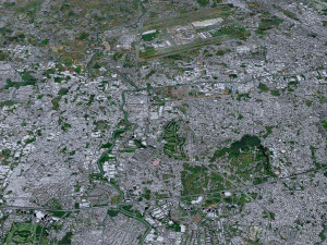 Tangerang city Banten Indonesia 25km 3D Model
