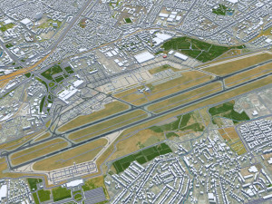Tashkent city Uzbekistan 40km 3D Model