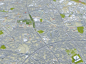 Tashkent city Uzbekistan 40km 3D Model