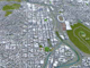 Tegucigalpa city Honduras 20km 3D 모델