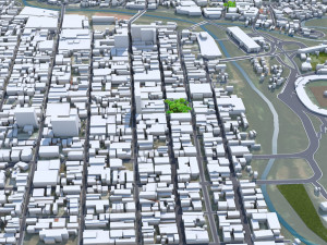 Tegucigalpa city Honduras 20km 3D 모델