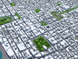 Teresina city Brazil 30km Modelo 3D