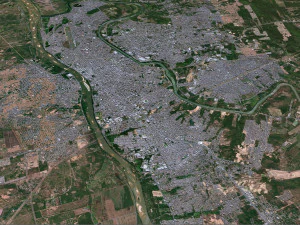 Teresina city Brazil 30km 3D Model