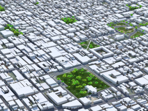 Teresina city Brazil 30km Modelo 3D