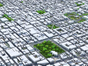Teresina city Brazil 30km 3D Model