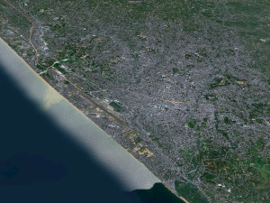 Thiruvananthapuram city Kerala India 35km 3D मॉडल