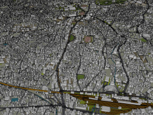 Thiruvananthapuram city Kerala India 35km 3D मॉडल
