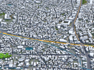Thiruvananthapuram city Kerala India 35km 3D मॉडल