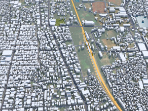 Tiruchirappalli city Tamil Nadu 15km 3D 模型