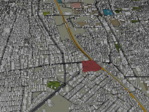 Tiruchirappalli city Tamil Nadu 15km 3D 模型