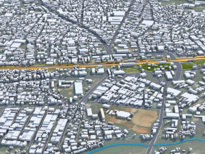 Tiruppur city Tamil Nadu India 30km Modelo 3D