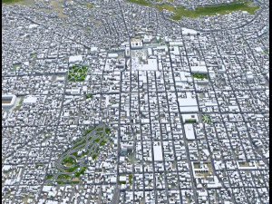 Toluca de Lerdo city Mexico 35km 3D Model