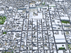 Toluca de Lerdo city Mexico 35km 3D मॉडल