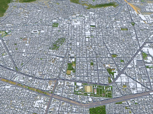 Toluca de Lerdo city Mexico 35km 3D मॉडल