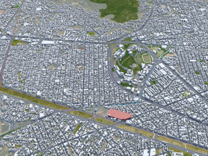 Toluca de Lerdo city Mexico 35km 3D मॉडल