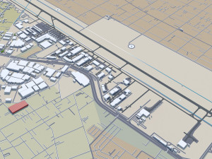 Toluca de Lerdo city Mexico 35km 3D मॉडल