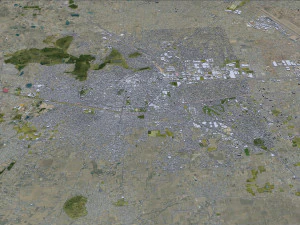 Toluca de Lerdo city Mexico 35km 3D Model