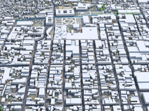 Toluca de Lerdo city Mexico 35km 3D मॉडल