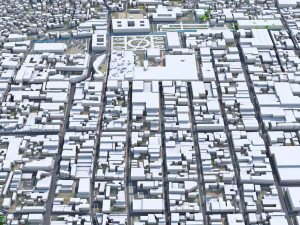 Toluca de Lerdo city Mexico 35km 3D Model